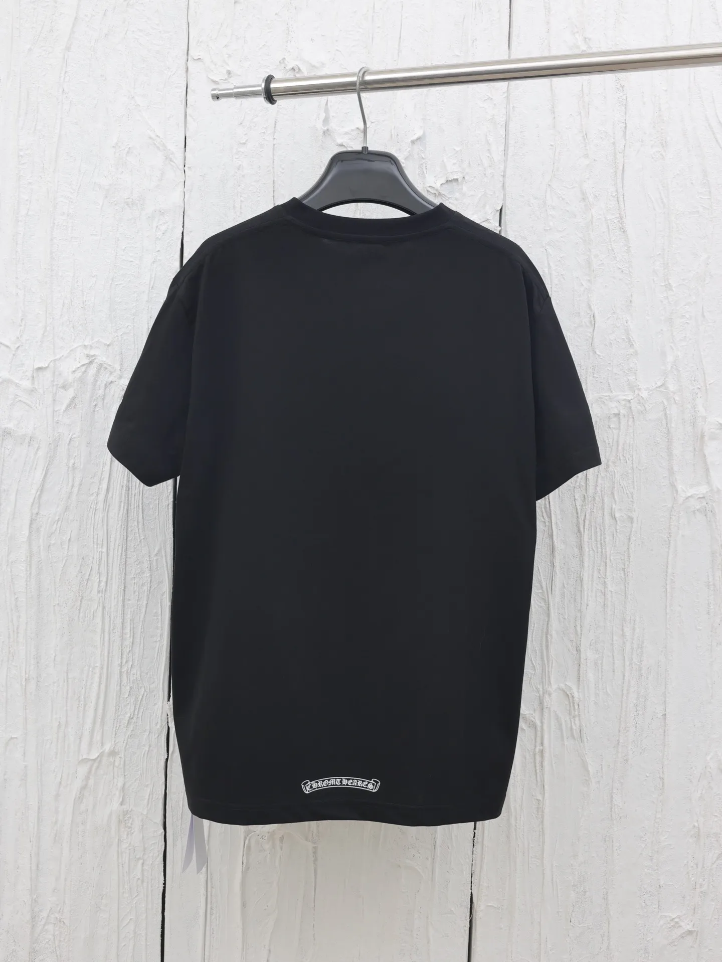 🅿️280 Chrome Hearts*/Chrome Hearts 25 new style Sanskrit letter printed short-sleeved T-shirt with collar Size: S/M/L
